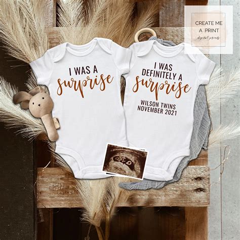 Editable Twin Pregnancy Announcement For Social Media Twin