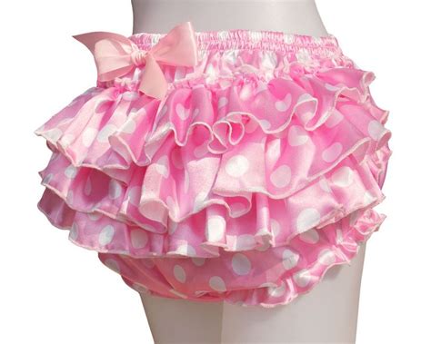 Haian Abdl Pvc And Satin Ruffle Rhumba Pull On Plastic Pants Color Pink Clothing Shoes