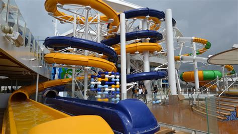 Photos The Giant Water Slides Of Harmony Of The Seas