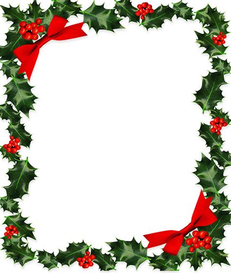 Clipart Holly Border