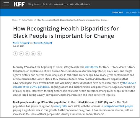 How Recognizing Health Disparities For Black People Is Important For