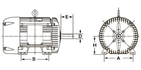 Electric Motor Frame Types Chart A Visual Reference Of Charts Chart