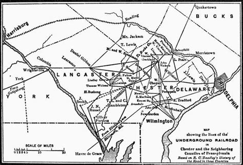 Underground Railroad Map Art Print By Granger Underground Railroad