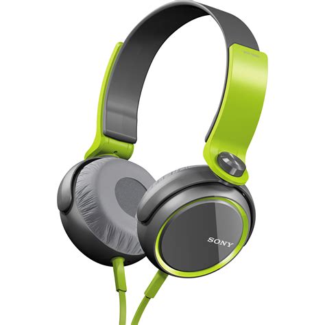 Sony Xb Series Extra Bass Headphones Green Mdrxb400grn Bandh