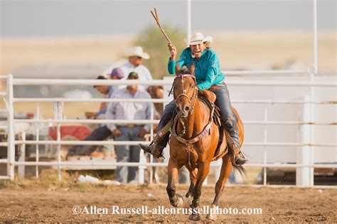 Rocky Boy Rodeo Barrel Racing On Rocky Boy Indian Reservation In