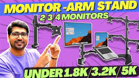 Best Monitor Stand For Desk Dual Monitor Arm India Dual Monitor Stand