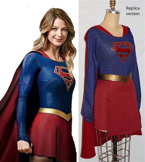 Supergirl Costume Replica Melissa Benoist Super Girl Etsy