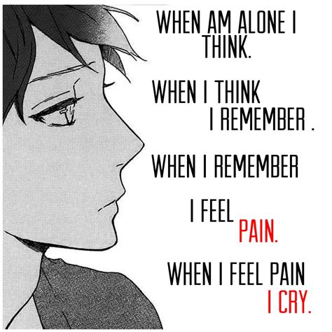 Sad Anime Wallpaper With Quote Hd Wallpaper Background Image The Best