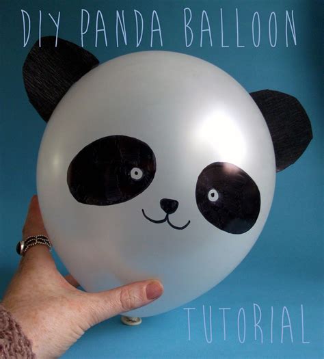 Diy Panda Balloon Tutorial The Diy Fox