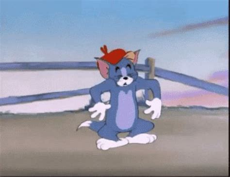 Tom And Jerry Shrug GIF By MOODMAN Find Share On GIPHY Mickey