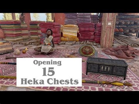 Assassin S Creed Origins Opening 15 Heka Chests YouTube