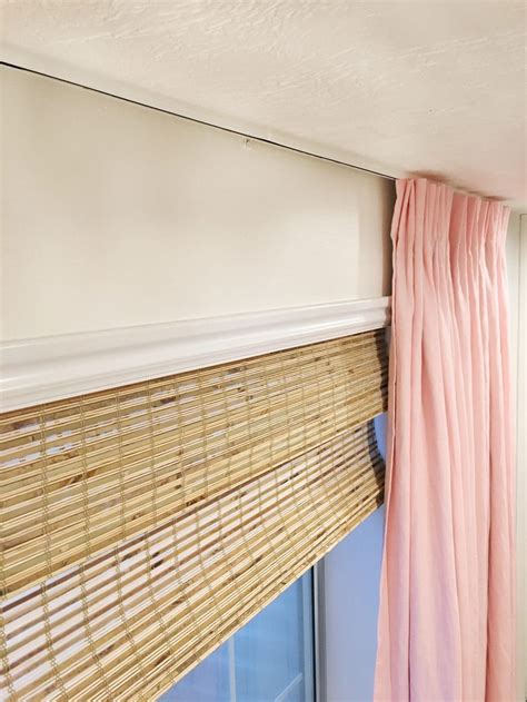 Shower curtain rod with concealed mounting. A Ceiling Mount Curtain Rod - Chris Loves Julia