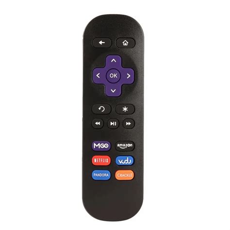 6 Channels Shortcut 6 Keys Buttons Replacement Remote Control For Roku