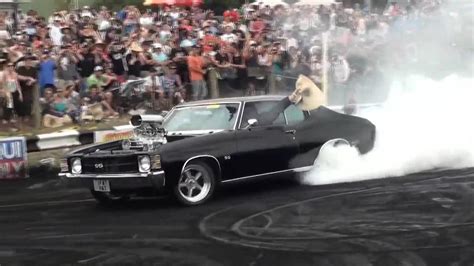 Chevelle Ss Supercharged Burnout Youtube