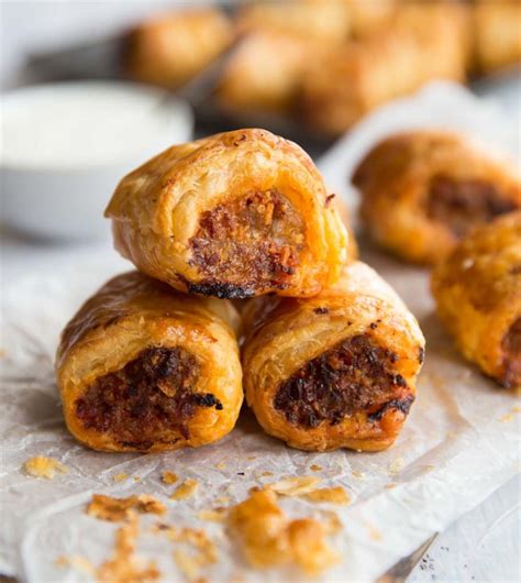 Remove the pork mix from the fridge. Lets Prepare Large Homemade Sausage Rolls / Cheats Sausage ...