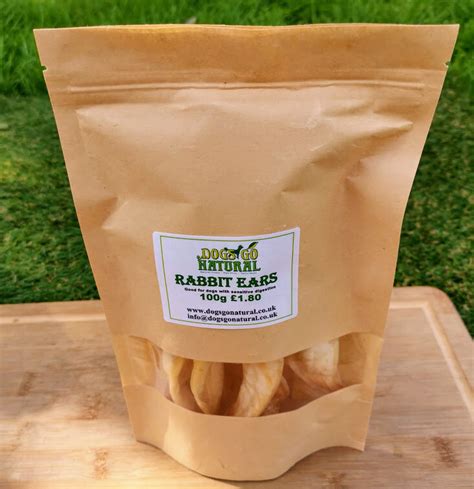 Natural Rabbit Ears Perfect Treat For Dogs With Allergies — Dogs Go