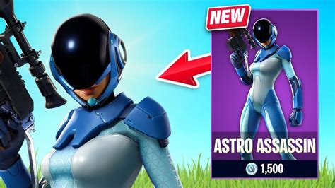 New Astro Assassin Skin Gameplay Fortnite Battle Royale Youtube