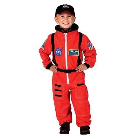 Aeromax Jr Astronaut Suit With Embroidered Cap And Nasa Patches