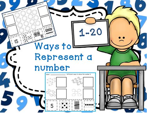 This Set Of Number Recognition Worksheets Focus On 4 Different Ways To