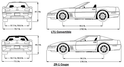 C4 Corvette Rear Suspension Dimensions