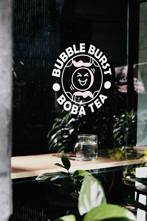 Boba Tea Logo Design Behance