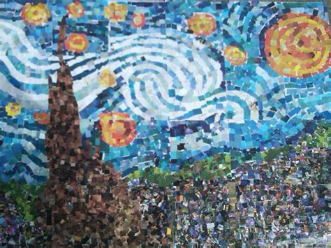 Starry Night Collage · Art Projects For Kids