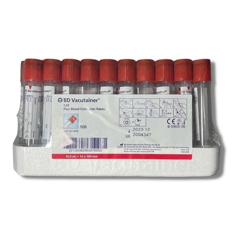 Bd Vacutainer Plus Serum Blood Collection Tube Ml At Rs Box