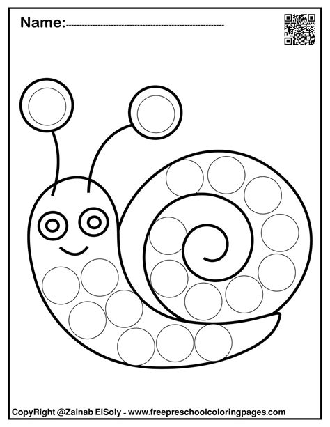 Dot Marker Pages Printable Coloring Coloring Pages