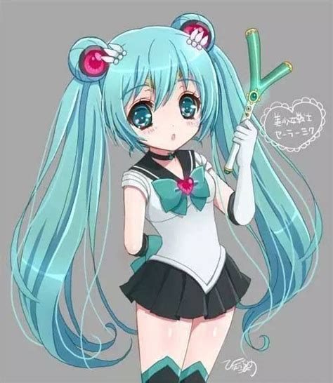 Sailor Miku Anime Cantores Manga