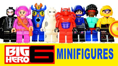 Lego Disneys Big Hero 6 Knockoff Minifigures W Baymax Hiro Go Go