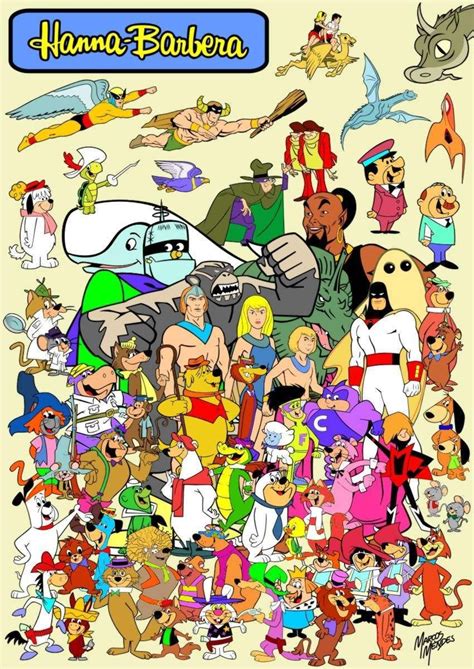 hanna barbera tribute by slappy427 on deviantart old cartoons classic cartoon characters old