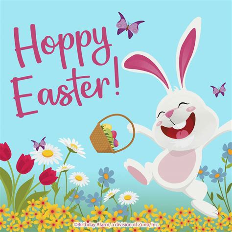 Hoppy Easter Bunny Birthdayalarm