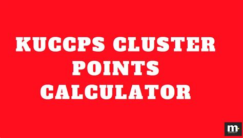 Applicants admitted at mut during the 2020/2021 academic . KUCCPS Cluster Point Calculator - Kenyayote