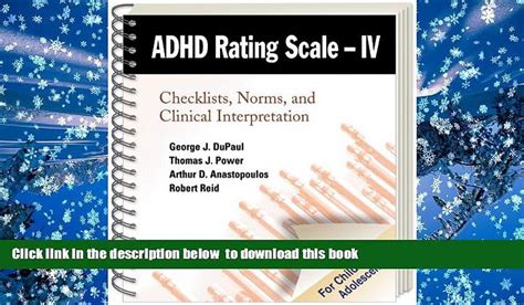 Ebook Online Adhd Rating Scale Iv For Children And Adolescents