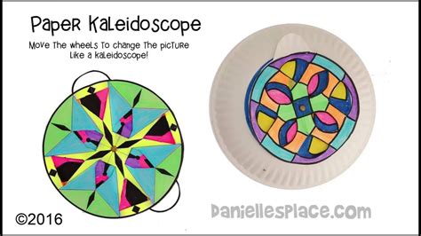 Paper Kaleidoscope Craft Youtube