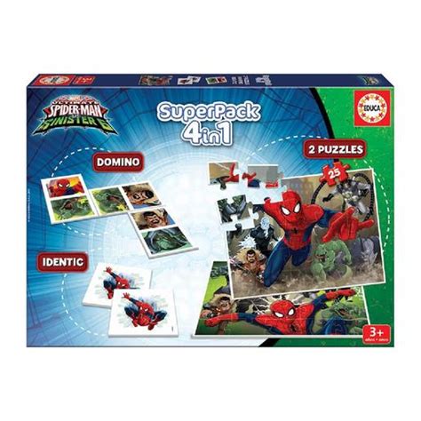Educa Borrás Spiderman Superpack Juegos Educativos Toysrus España