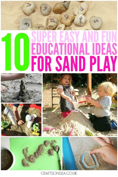 10 Sneaky Ways To Make Sand Play Educational Crafts On Sea