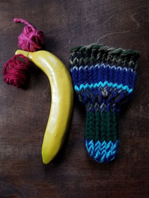 Hand Knitted Penis Sweater Cock Sock Underwear Striped Etsy