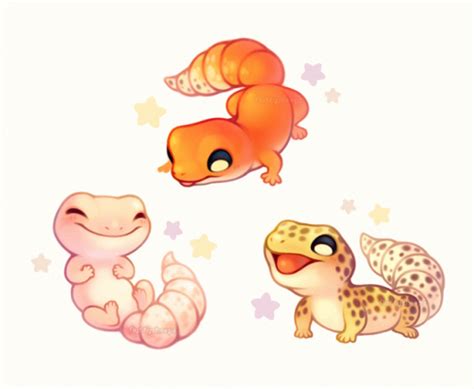 Fluffysheeps Some Gecko Pals Dibujos Kawaii Dibujos Kawaii De