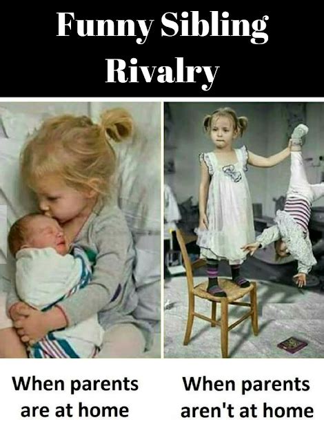 Funny Sibling Rivalry Funny Baby Memes Funny Baby Quotes Siblings