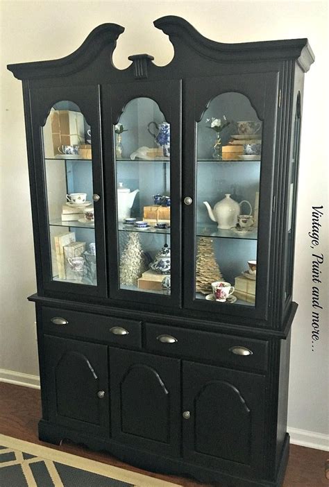 Since it's such a small surface area, painting first, consider the door you need to paint. Updating a China Cabinet with Paint in 2020 | China ...