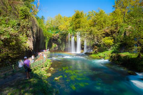 Duden Waterfall Park In Antalya Stock Photo Download Image Now