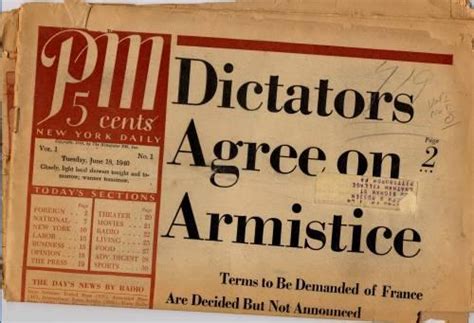 New York Daily Volume 1 No 1 First Issue Headline Dictators Agree