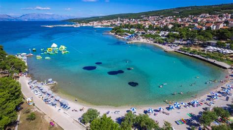 Zlatni rat beach is located on brač island, which is one of the southern islands. SUPETAR BEACHES - Croatia Gems
