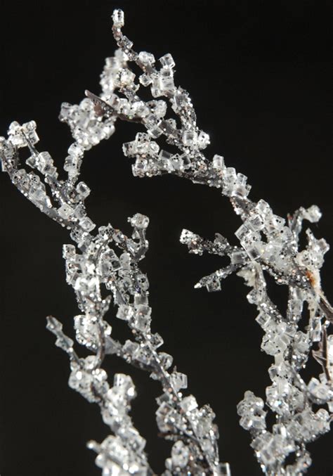 Iced Crystal Branches 30 In