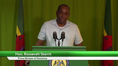 Watch Dominica Pm Roosevelt Skerrit Address Ahead Of Ts Beryl Wic News