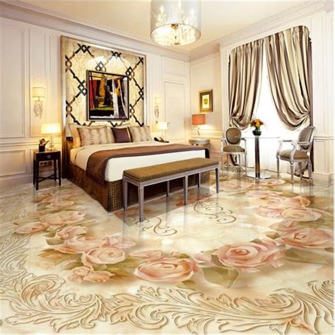 Beibehang 3d Floor Art Custom Wallpaper European Classical Shading