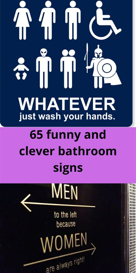 65 Clever Bathroom Signs Thatll Make You Laugh On Your Way To Handle
