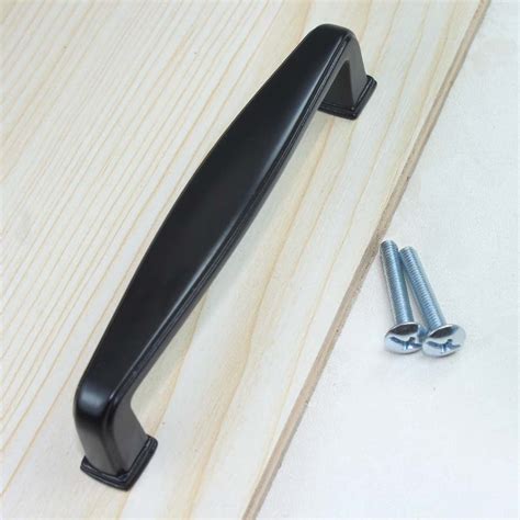 Up to 70% off on black cabinet handles. 96mm modern simple furniture handles black kitchen cabinet ...