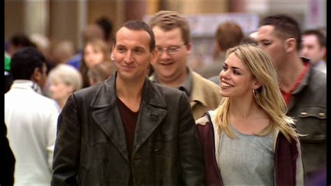Christopher Eccleston As The Ninth Doctor With Billie Piper As Rose Tyler The End Of The